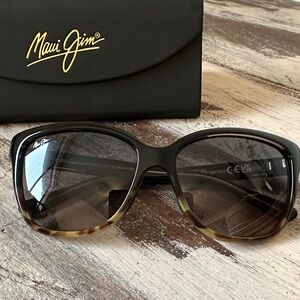 Maui Jim Black and Tortoise Sunglasses